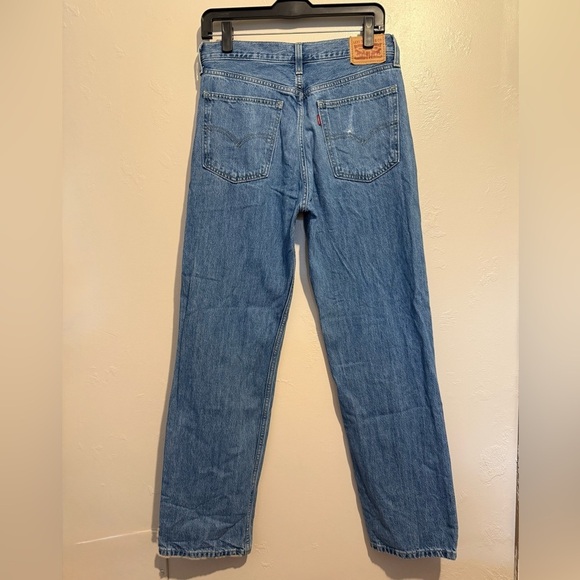 Levi's Women's Low Pro Relaxed Fit Straight Leg Jeans Denim Classic Size 28 - Picture 13 of 16